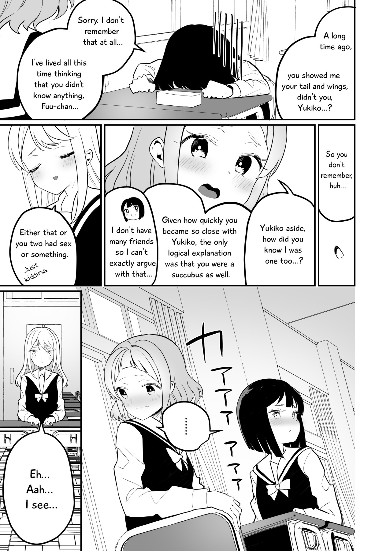 hentai manga Succubus Yuri Stories 1 and 2 (Ch.1-19)